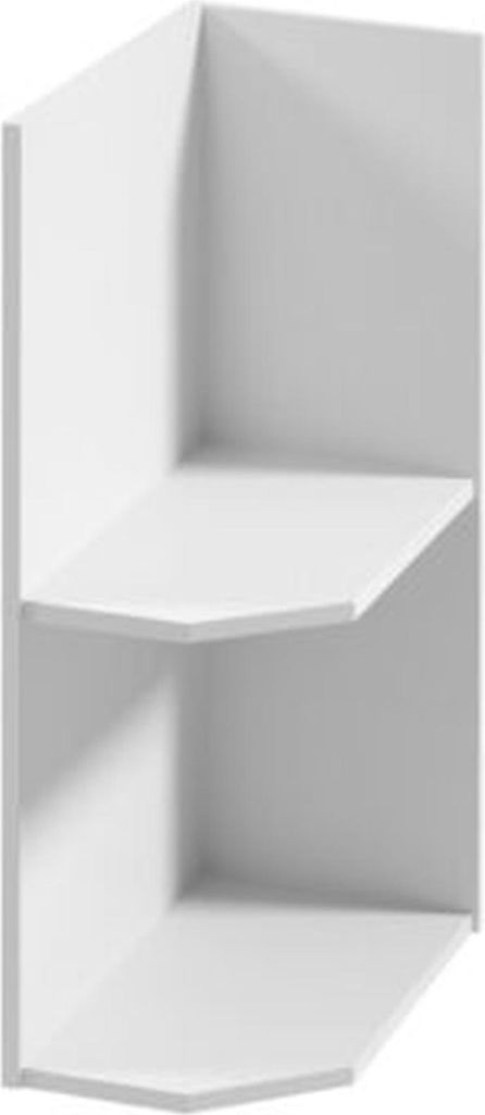 Eckwandregal Regal Küchenregal Eckablage Küchen-Eckregal Wandeckregal