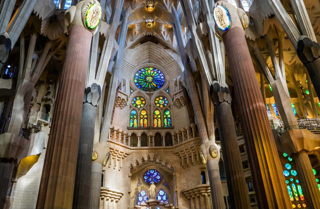 hansepuzzle 13937 - Sagrada Familia Puzzle, 500 Teile, Religion, 46,0 x 30,0cm mit hochwertiger Aufbewahrung, Kartonbox & Beutel