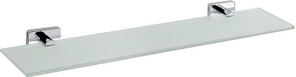 BIKI Glasablage Chrom Glas poliert 500x36x115 mm für Bad & WC >> zum Bohren