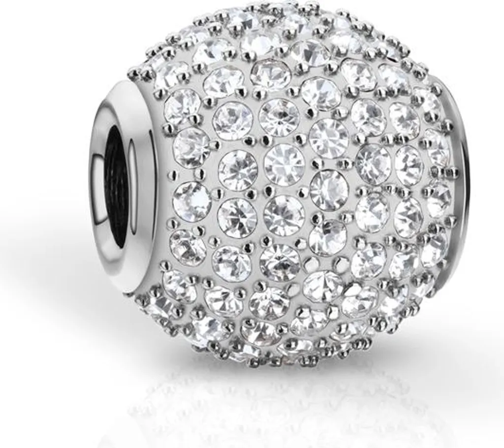Bering Sparkle-1 Charm en Acier Inoxydable et Cristaux Arctic Symphony