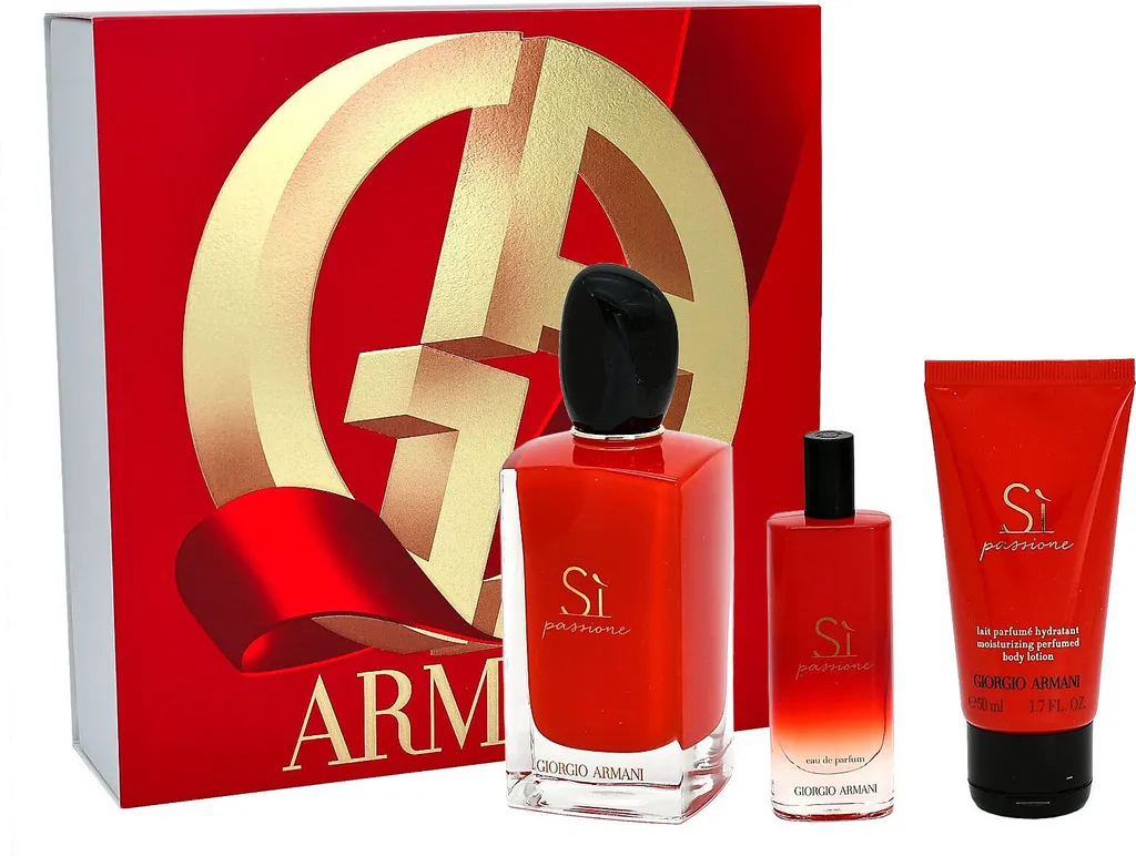 Armani Si Passione Coffret Eau de Parfum 100ml avec Vaporisateur 15ml