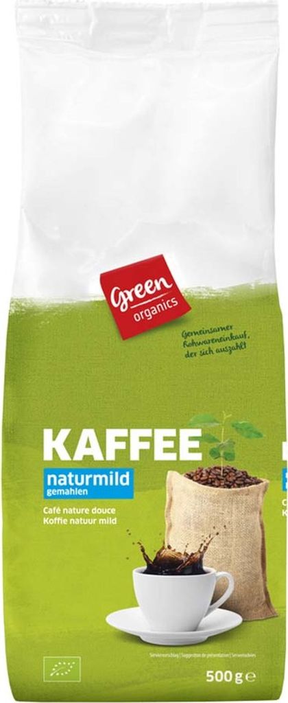 Kaffee - naturmild gemahlen 500g Produktbild 