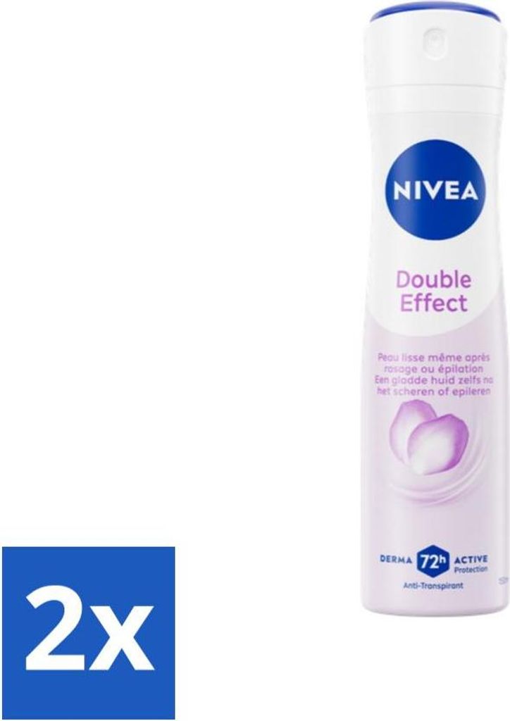 NIVEA Deodorant Spray Doppeleffekt 150 ml - Vorteilspack - 2 Stücke