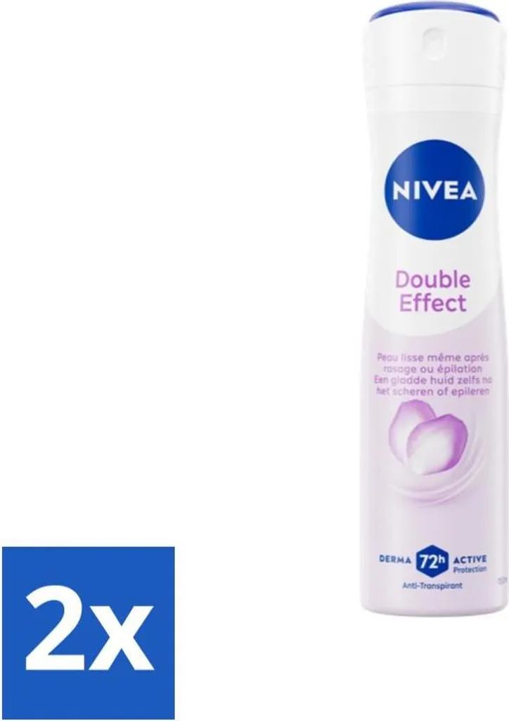 NIVEA Spray Doppio Effetto 2x150ml: Delicatezza e Idratazione Avocado