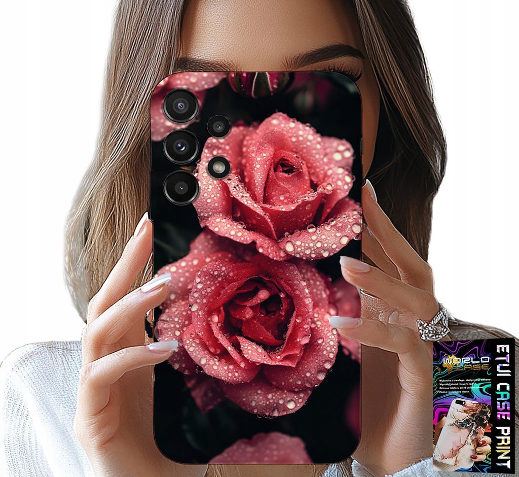Fall Für Samsung Galaxy A32 4G - Schöne Rosa Rosen, Blumenmuster, Fall