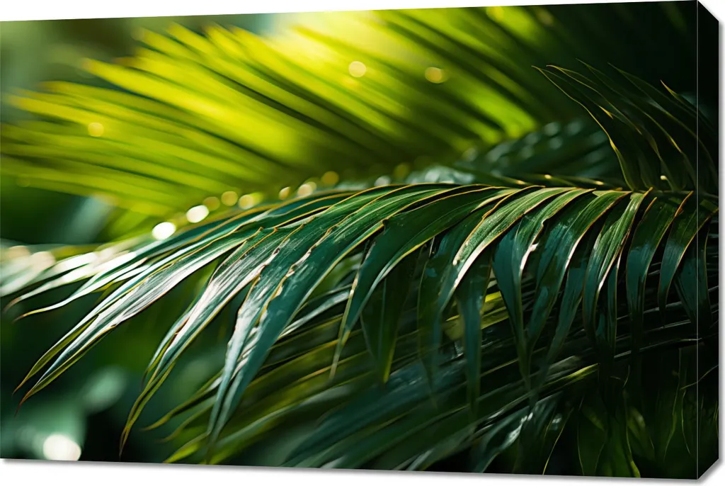 Quadro 90x60 cm Condensazione verde