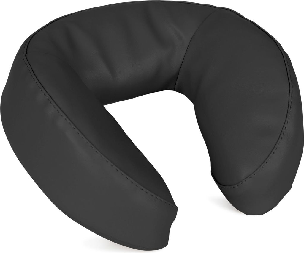 HABYS Kissen für 2D Ergo-verstellbare Kopfstütze | Kopfstützenkissen | Öl- & Desinfektionsmittelbeständig | Klettbefestigung | Schwarz