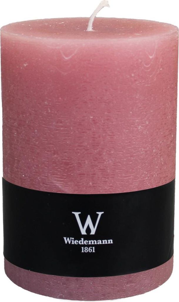 INNA-Glas Stumpenkerze AURORA, altrosa, 14 cm, Ø10 cm, 100h - Germany - Votivkerze