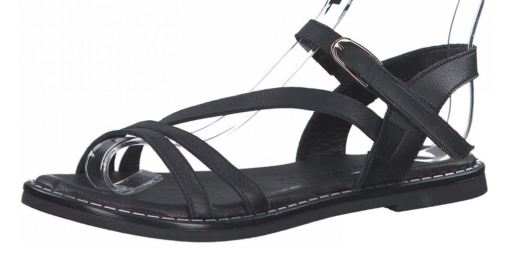 Tamaris Damen Römer-Style Sandalen Römer 1-28120-34 Schwarz