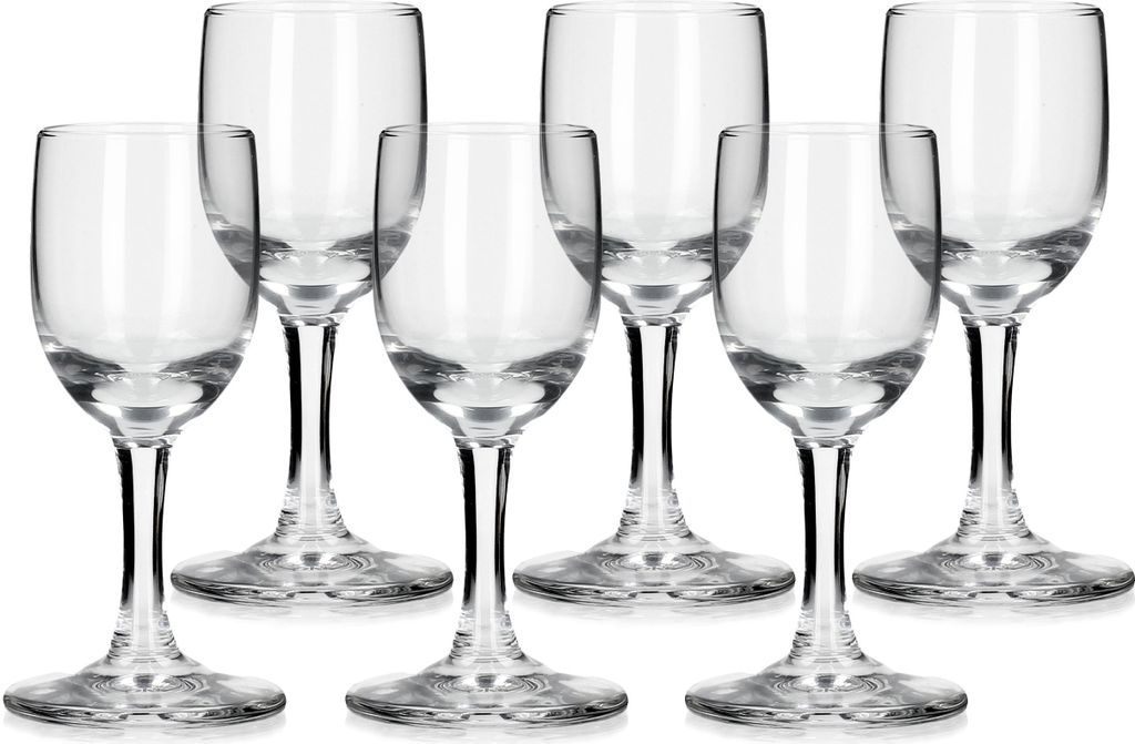 6 SCHNAPSGLÄSER Likörgläser Vodkagläser Schnaps Shot Vodka Produktbild 1