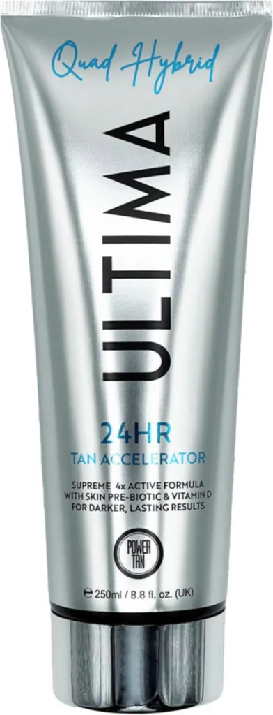 Power Tan Ultima Quad Hybrid 24 heures 250 ml - Accélérateur de Bronzage