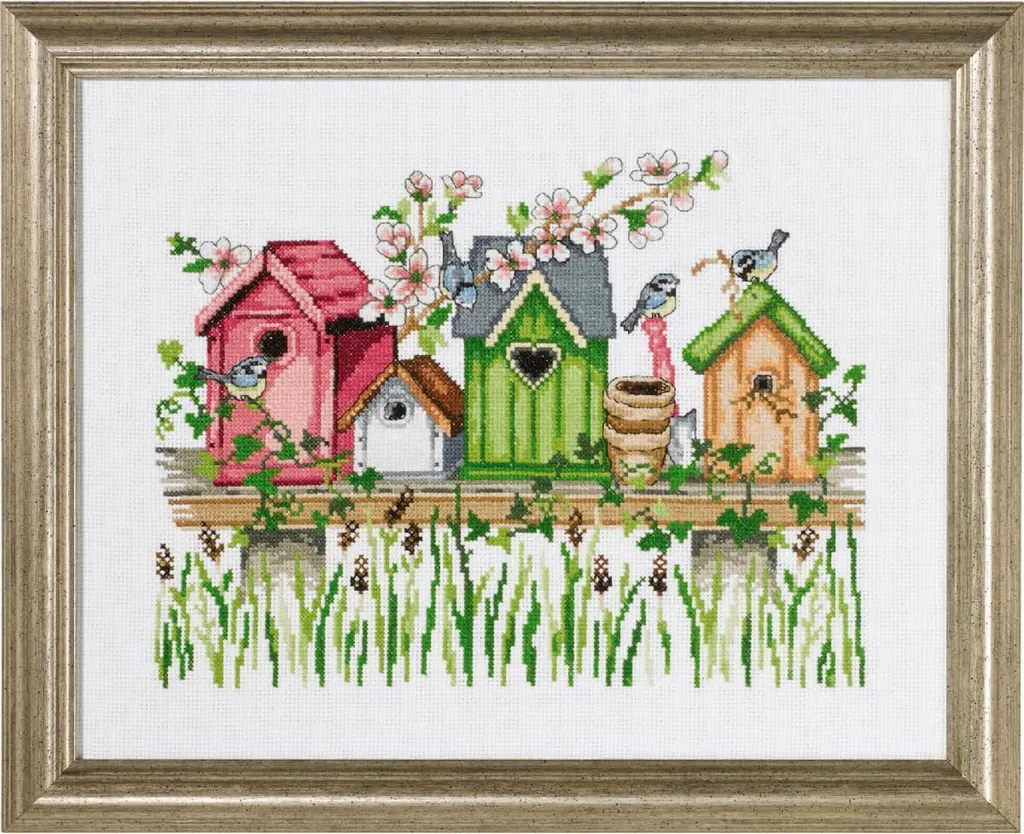 Réussir sa broderie Oiseau sans erreur : Kit Permin complet 92-0310