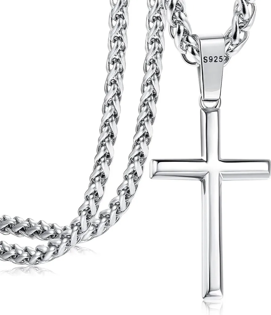 Collana Croce Uomo Adramata Argento 925 - Eleganza Professionale