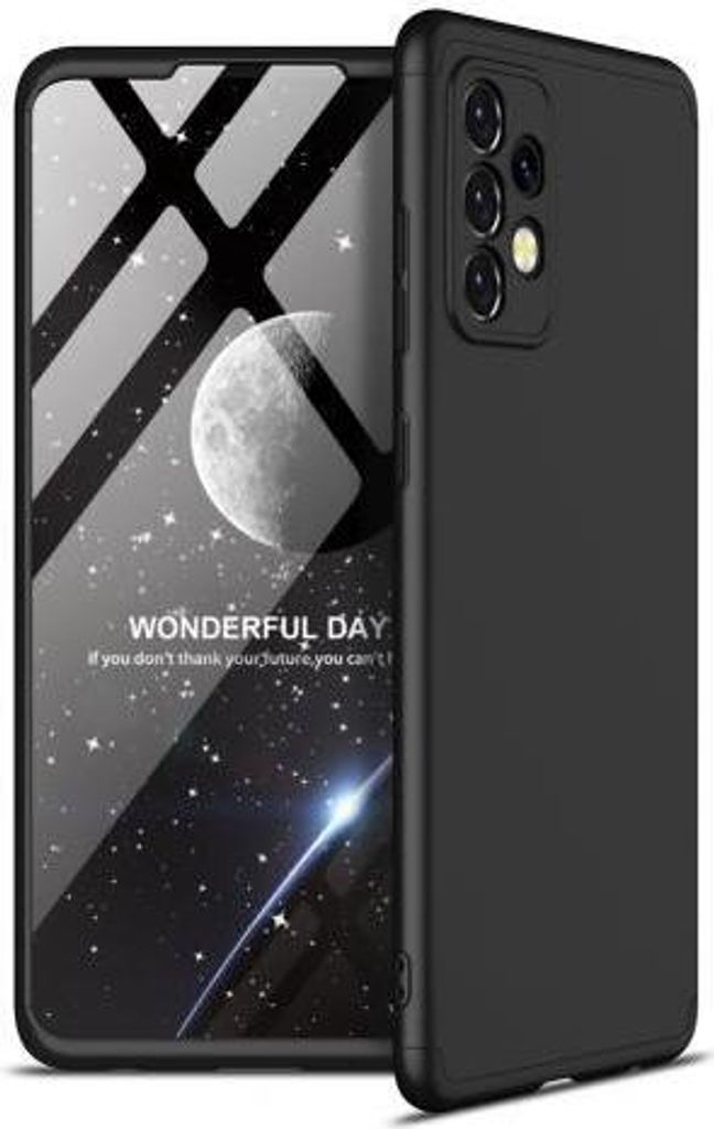 360 Grad-Case für Galaxy A33 5G mit 2.5D Glas - Farbe: Schwarz - Modellkompatibilität: Für Samsung Galaxy A33 5G