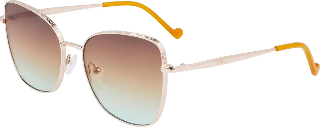 Lunettes de Soleil Femme Liu Jo LJ141S Monture Métal Doré et Verres 55mm