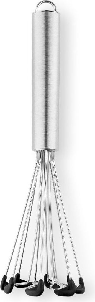 Eva Solo Schneebesen Silikon, Rührbesen, Quirlbesen, Edelstahl, Silikon, Silberfarben, 30 cm, 118228