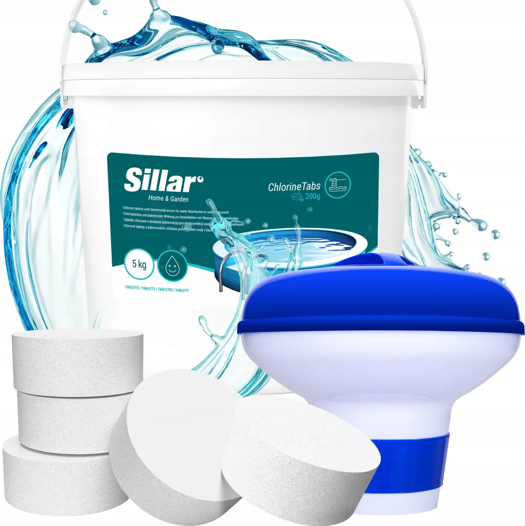 Kit Sillar 5Kg Cloro 200g + Galleggiante | Manutenzione Professionale