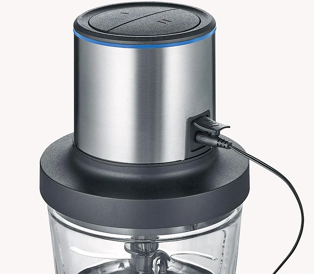 Hachoir universel SEVERIN KM 3866 en acier inoxydable noir robuste