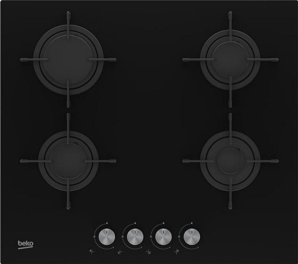 4gaz.60cm.manettes.noir. - Beko Image du produit 