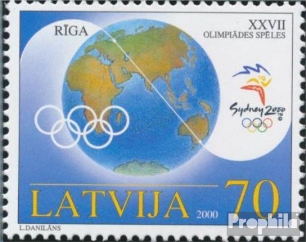 Briefmarken Lettland 2000 Mi 528 (kompl.Ausg.) postfrisch Sommerspiele