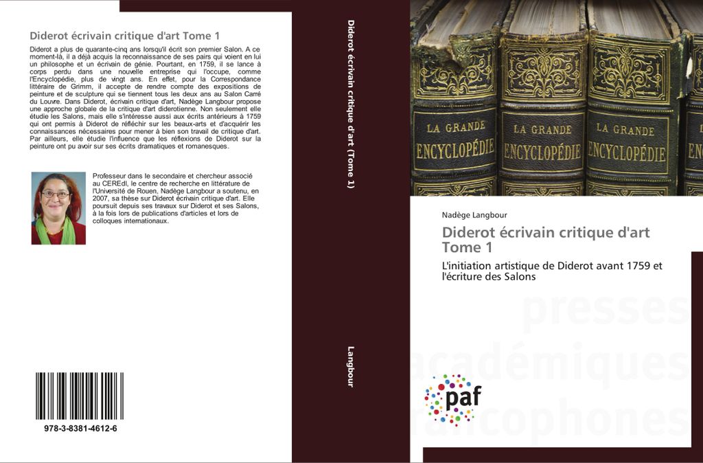 Diderot écrivain critique d'art Tome 1