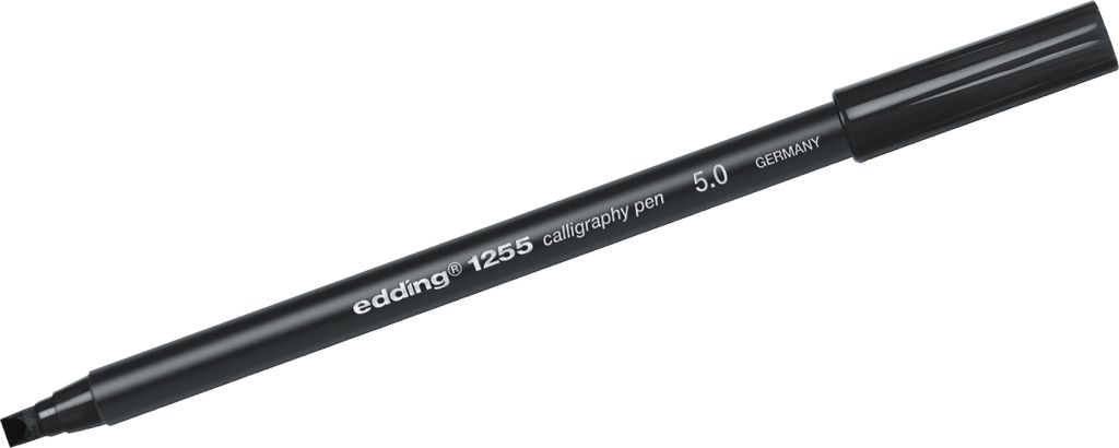 Edding - Kalligraphie EDDING 1255 5,0 mm schwarz | 1 Stück | 10 Stück