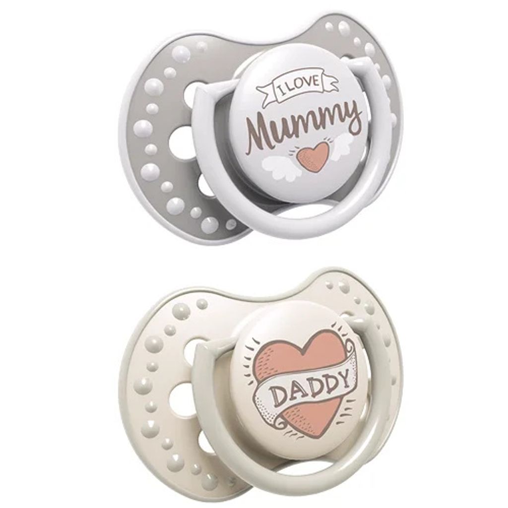LOVI Tétines silicone dynamique I Love 0-3 m 2 pcs 22/866 Image du produit 