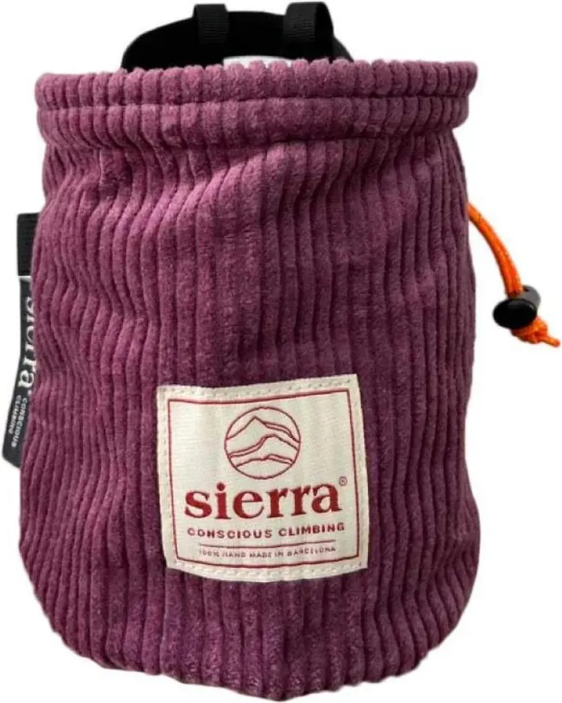 Sierra Climbing Tube Nat Plus Chalkbag Lila avec ceinture ajustable 1PC