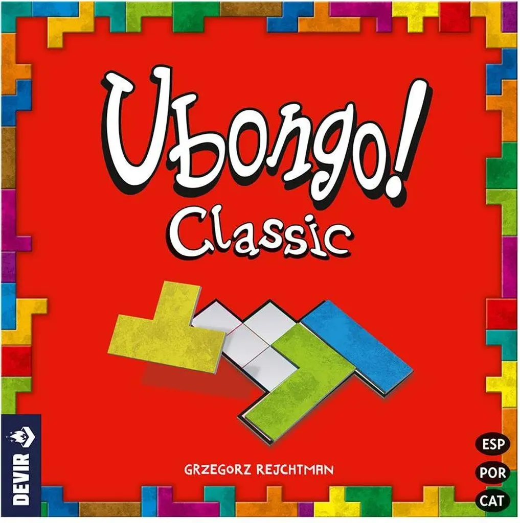 Jeu de société Ubongo Devir 128 pièces - Puzzle familial et compétitif