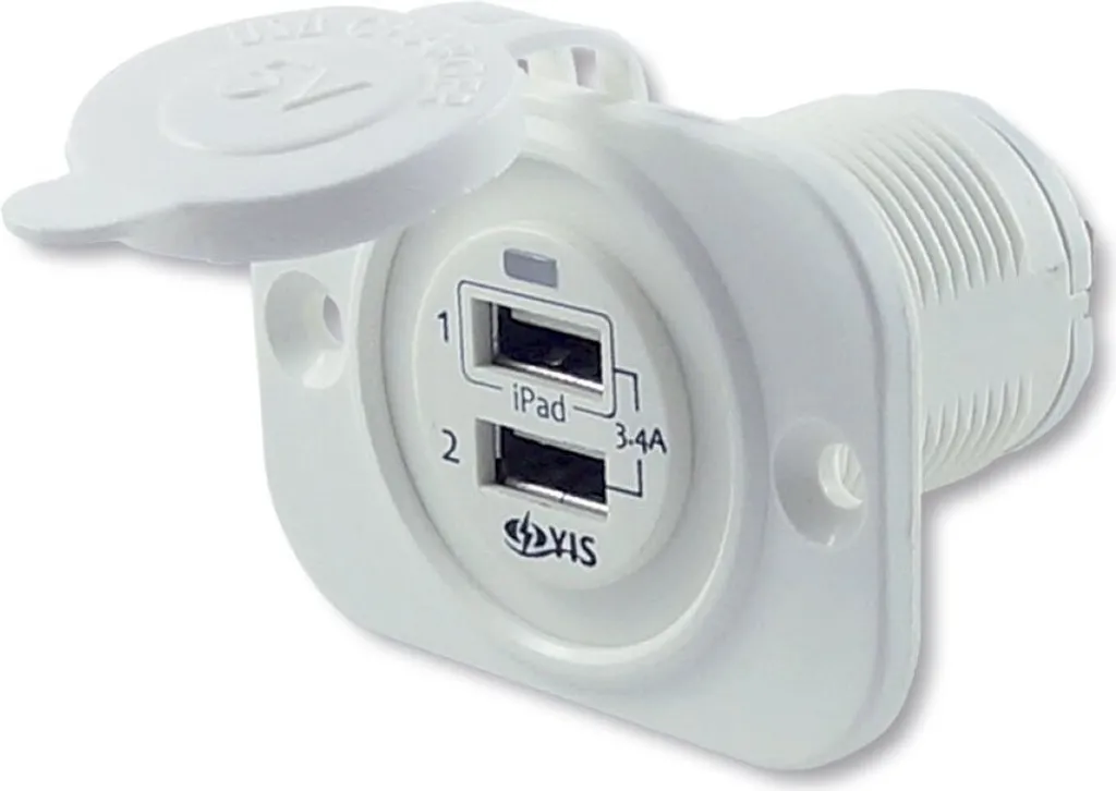 Prise USB 3.4A Talamex : Solution de Recharge Stable pour Bateau - 2
