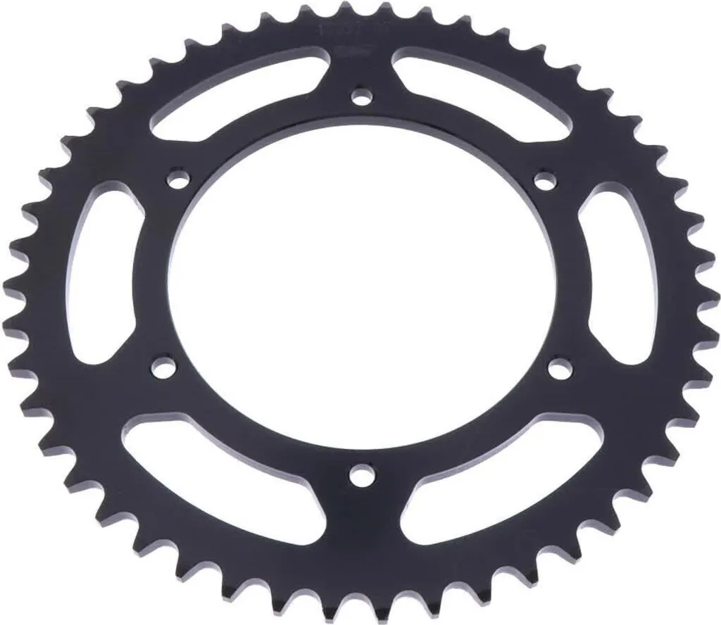 Couronne ESJOT 48 dents pas 420 en acier noir 50-13039-48 pour moto