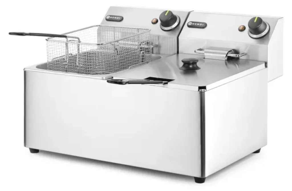 Friteuse électrique double 16L pour la restauration et snacks - 2