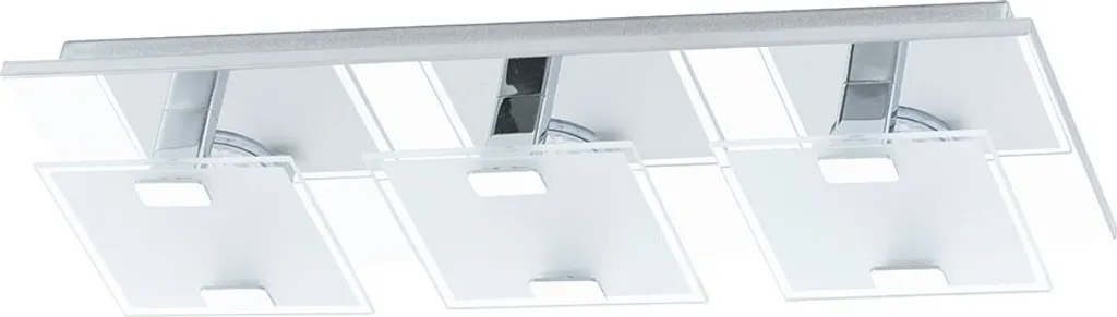 Eglo Vicaro Applique LED Chrome Satiné Modèle 93635 Éclairage Design