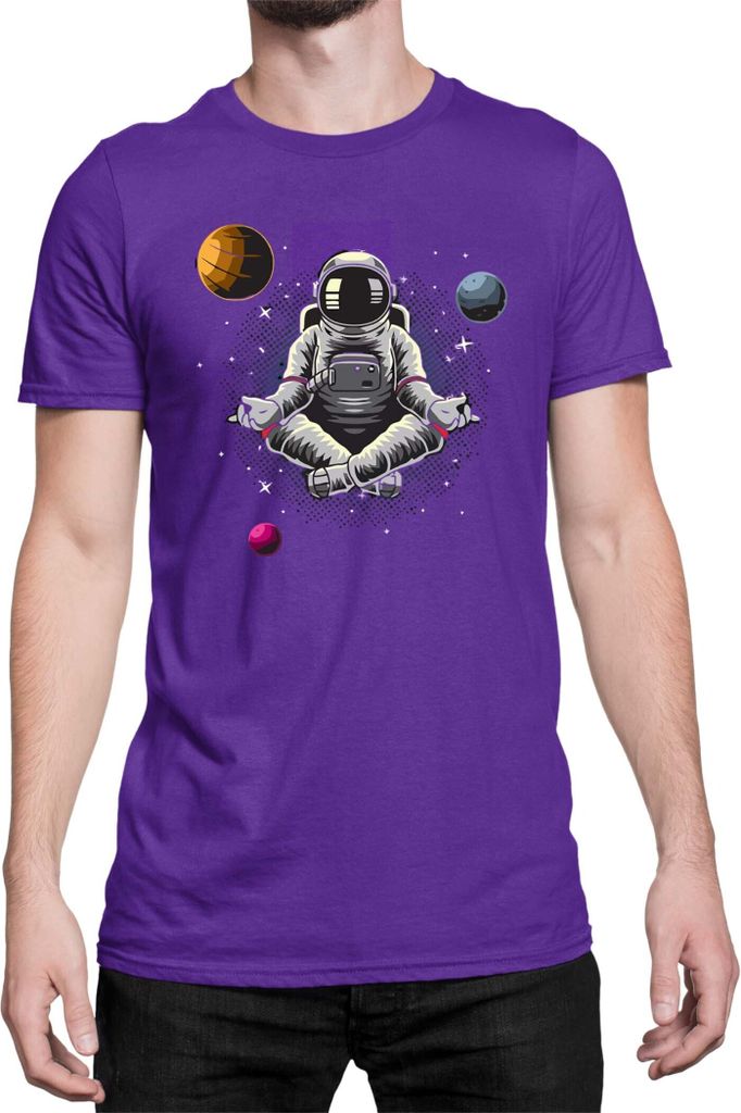 Herren T-Shirt Nasa Space Theme Nasa 006, Man XL / Lila