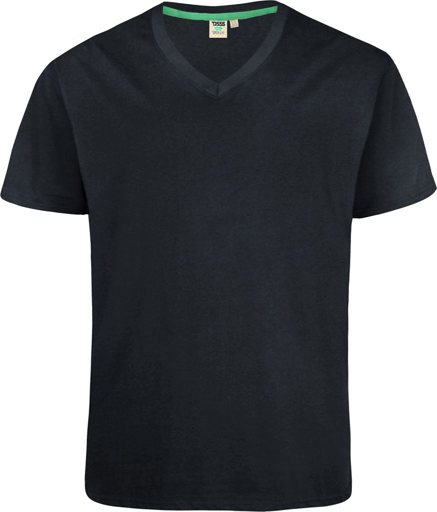 Duke - "D555 Signature" T-Shirt für Herren DC144 (4XL) (Schwarz)