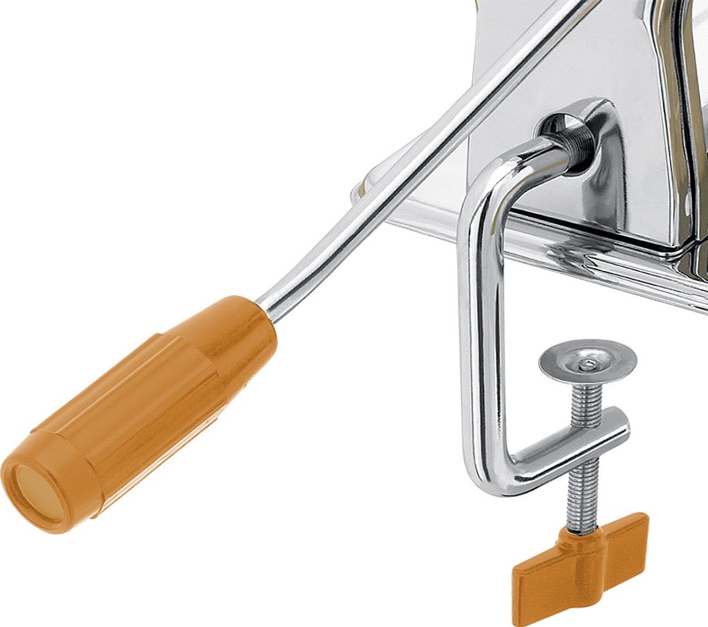 Manuelle Nudelmaschine Edelstahl - 7-fach Wechselkopf Für Frische Pasta