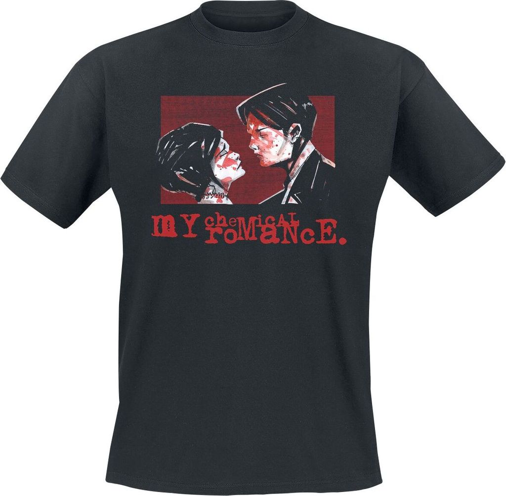 My Chemical Romance T-Shirt Herren Faces schwarz XL