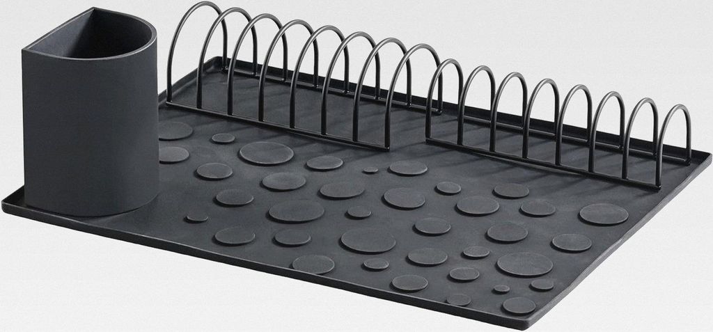 Zone DIISH Abtropfunterlage-Set 45 x 36 x 22 cm Black
