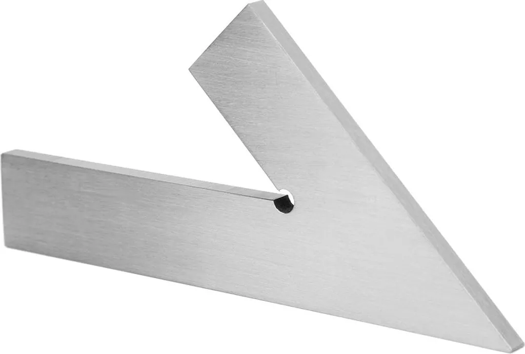Règle d'angle à 45° ultra stable grâce à sa base large en acier - 2