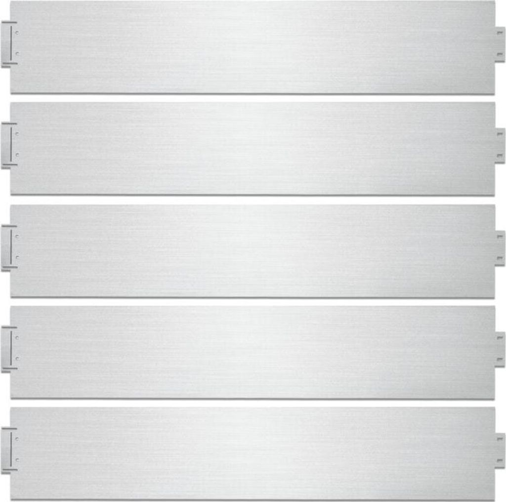 20 m Rasenkanten 100 x 18 cm Mähkanten Wegkanten Beeteinfassungen Verzinkte Metall-Beeteinfassungen