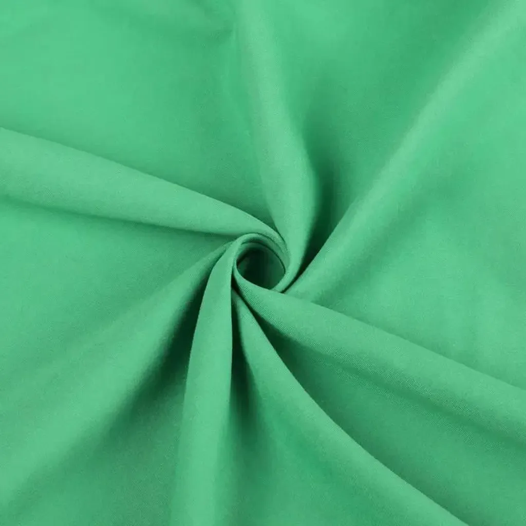 Sfondo fotografico, tessuto mussola, diverse dimensioni disponibili, 3MX6M-b, tessuto verde semplice