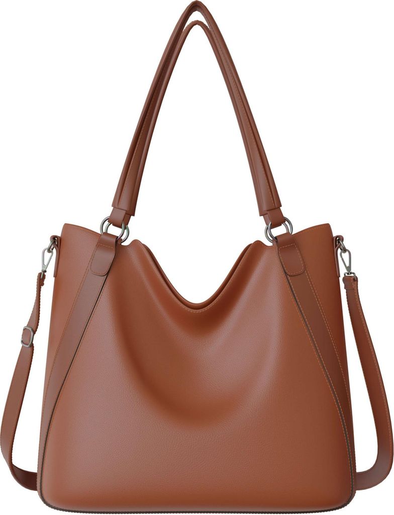 Damen Vegane Shopper Tasche Hobo Bag Umhänge Tasche  30672 Produktbild 