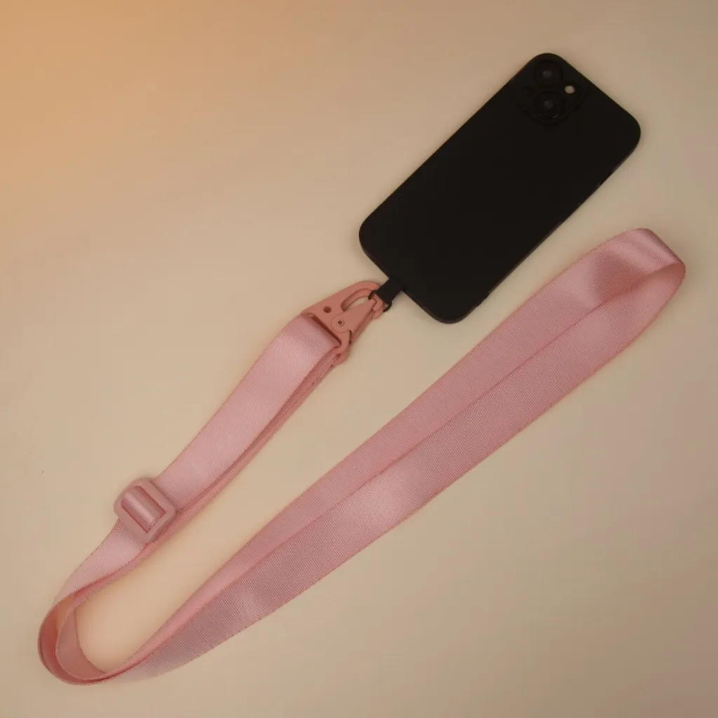 Tracolla Smartphone Rosa per Portafoglio e Cover | Accessorio Chic - 3