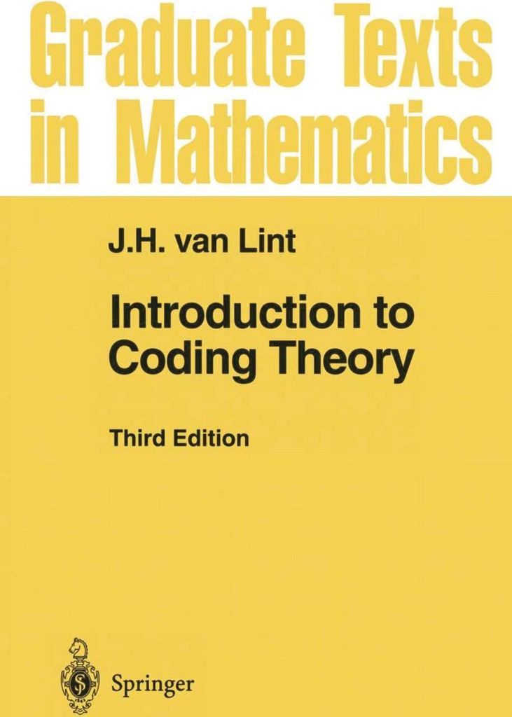 Introduction to Coding Theory