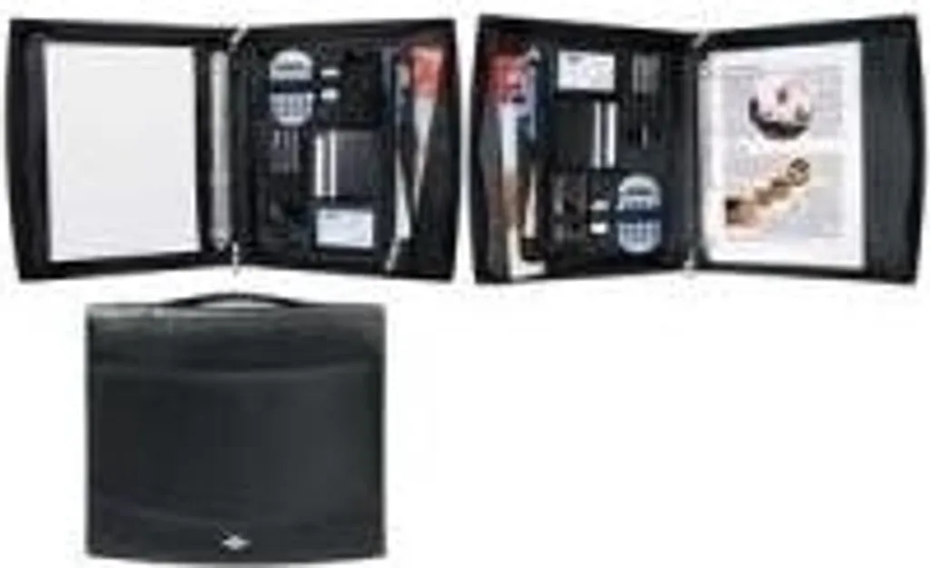Porte-documents A4 WEDO Elegance noir pour dossiers professionnels