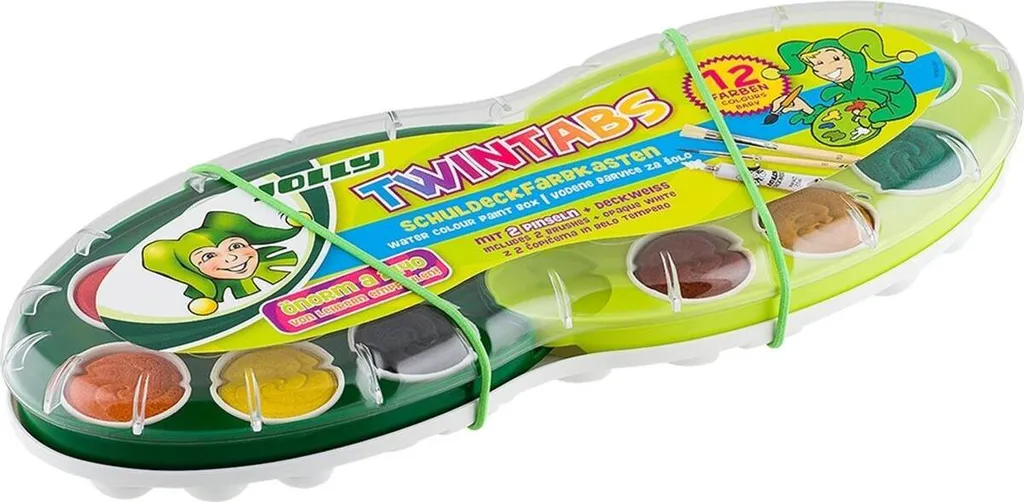 JOLLY Twintabs Couleurs Couvrantes, Set de 12 Pastilles de Peinture 9335