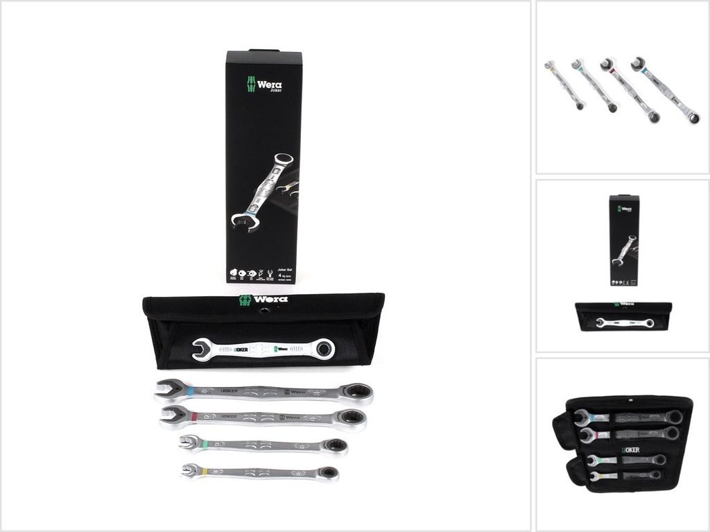 Wera Joker - sada očkoplochých klíčů - 4 kusy - v kufříku Obrázek produktu 