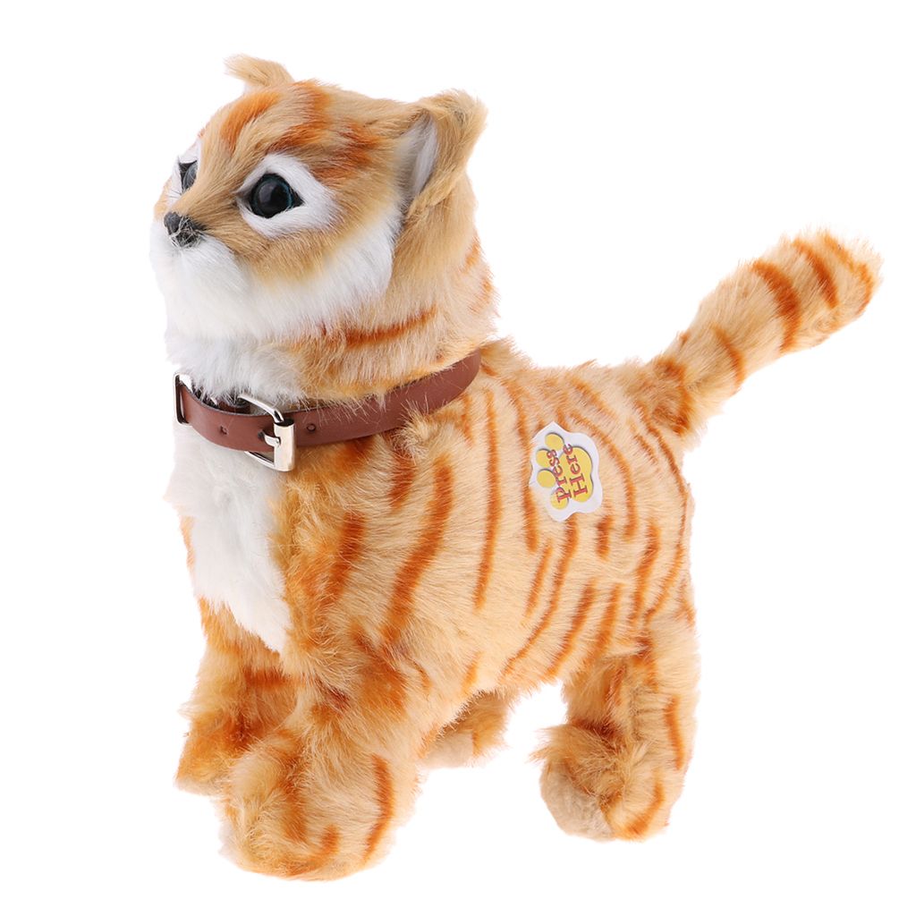 Plüsch Katze Kuscheltier Haustier Plüschtier Spielzeug Geschenk für Kinder 