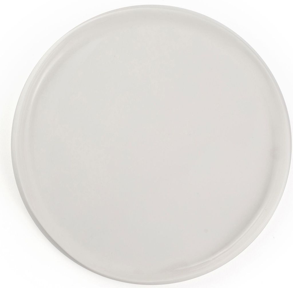 VERLO ETER CLOUD Speiseteller 22 cm – Flacher Teller in Elfenbeinfarbe, Elegantes Modernes Design, Hochwertige Keramik, Ideal für Frühstück, V...