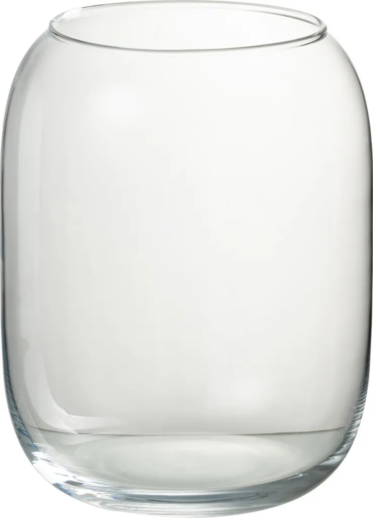 Photophore Zilly J-Line en verre transparent design moderne ø15cm